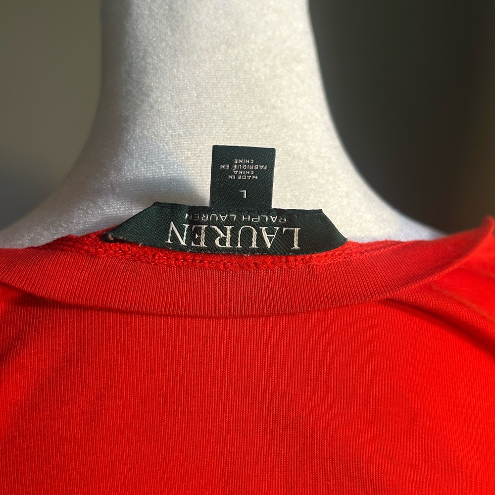 Ralph Lauren Bright Red Short Sleeve Tee - Picture 3 of 3